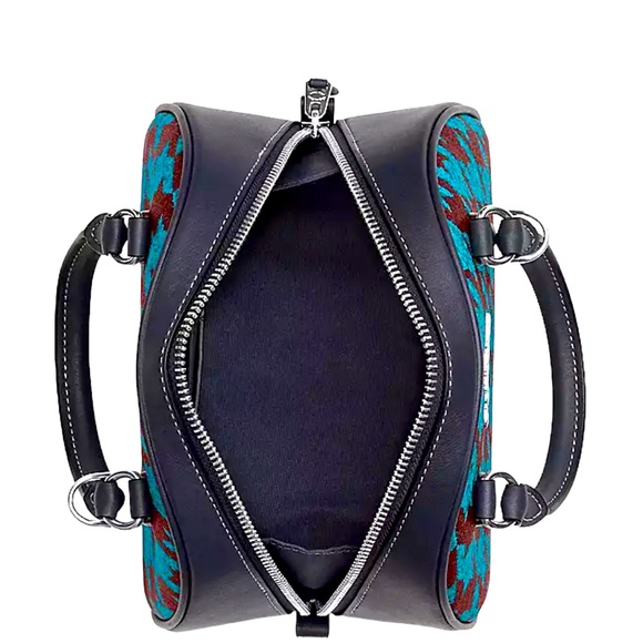 COACH Sydney Satchel With Houndstooth Print, NWT - Picture 3 of 5